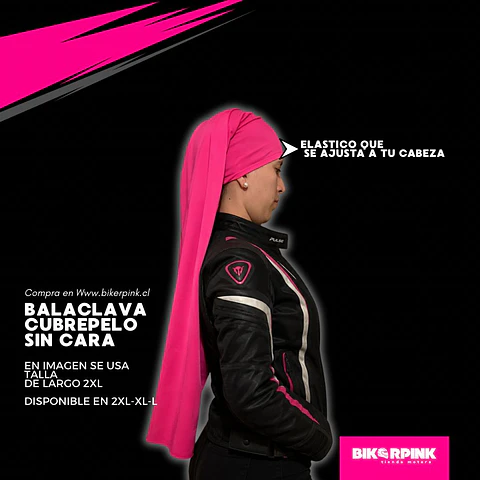 BALACLAVA CUBREPELO SIN CARA