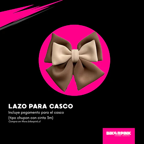 LAZO BI COLOR PARA CASCO