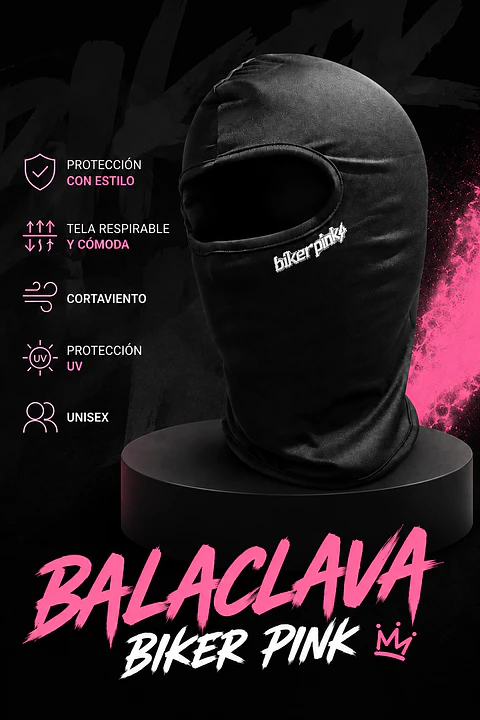 BALACLAVA BIKERPINK