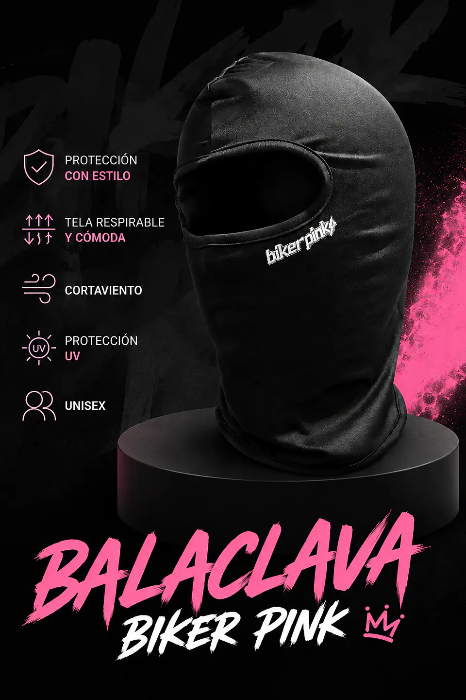 BALACLAVA BIKERPINK 2