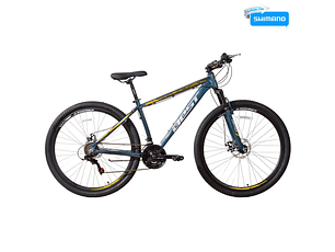 BICICLETA BEST OTIS MTB ARO 29 ALUMINIO 21V. DISCO MECANICO TALLA 17 GRIS/AMARILLO/BLANCO