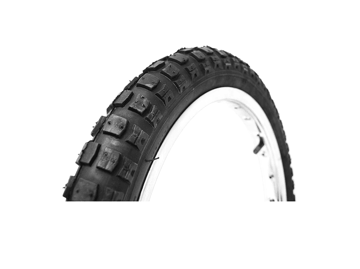 NEUMATICO DURO 16 X 1.75 NEGRO BMX H-FONG HF143  COMPATIBLE  / GENERICO + WHITE PATCH 1