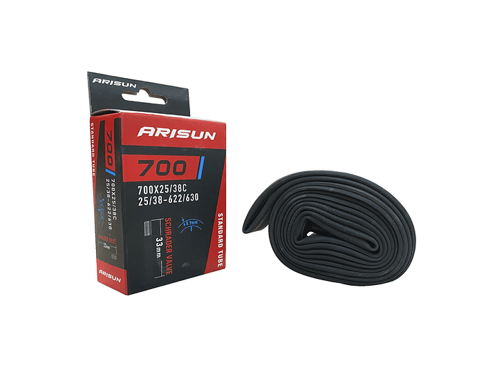 CAMARA BICICLETA RUTA 700 X 25 A 38C V.AUTO ARISUN 1
