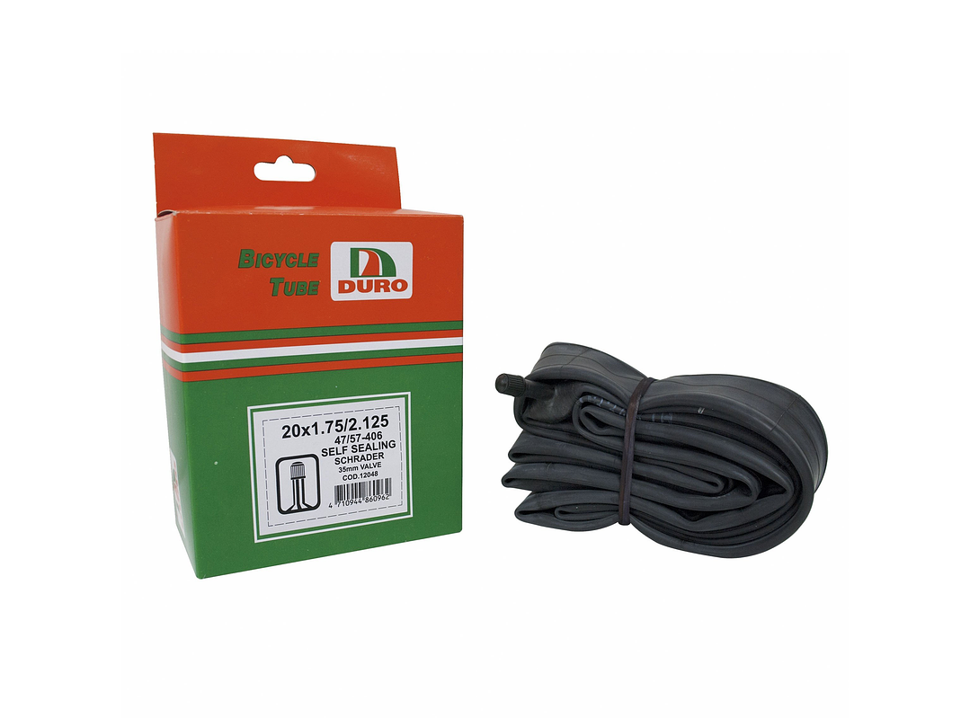 CÁMARA DURO 24 X 1.75 /2.125 VÁLVULA DE AUTO CON LÍQUIDO TIPO SCHRADER E242125 M AR SG 1