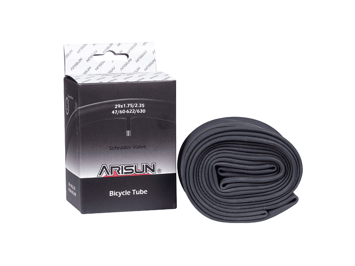 CAMARA ARISUN 29 X 1.75/2.35 (47/60-622/630) V/AUTO 48MM CAJA ( MIN.50 PSC) 1
