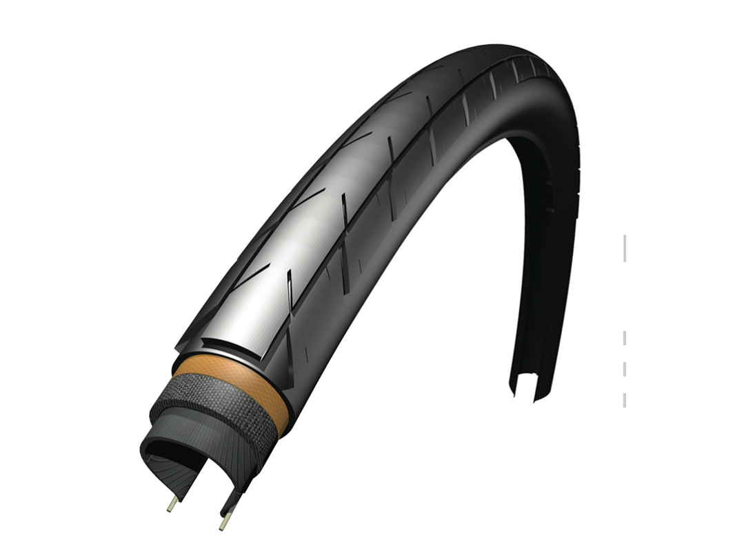 NEUMATICO KEVLAR RUTA BICICLETA DURO 700X25C STINGER 120TPI 1