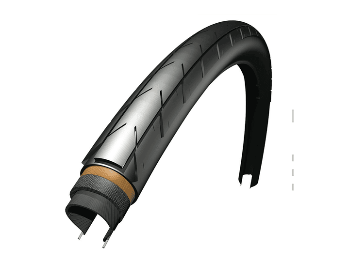 NEUMATICO KEVLAR RUTA BICICLETA DURO 700X25C STINGER 120TPI 1