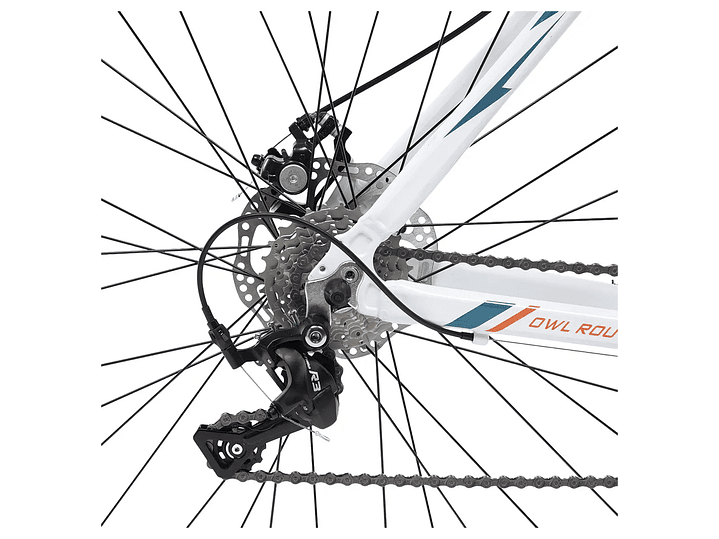 BICICLETA BEST OWL ROUTE-700C-483MM 700C/ALLOY/MEN/V BRAKE/16S 3