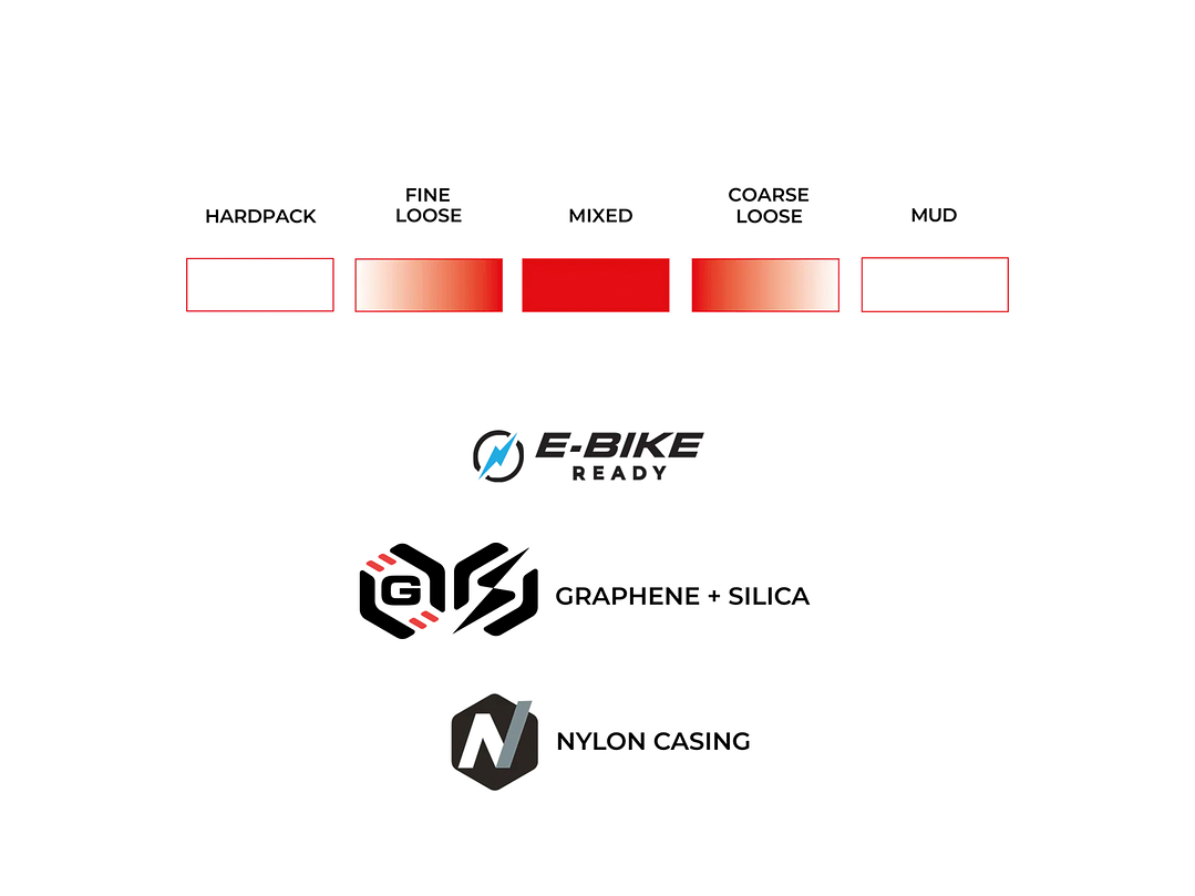 NEUMÁTICO VITTORIA MEZCAL 29X2.4 XC RACE FULL BLACK G2.0 29X2.4 CROSS COUNTRY TLR GRAPHENE + SILICA 4