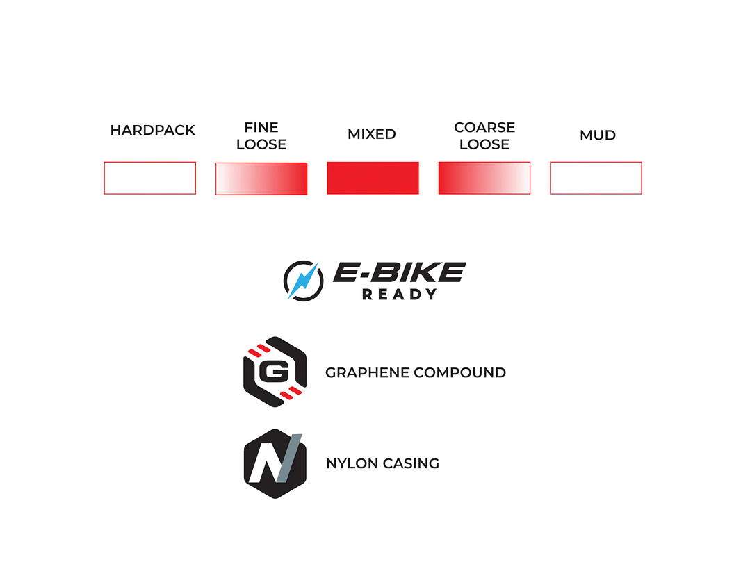 NEUMÁTICO VITTORIA TERRENO T50 MIXED 40-622 GRAVEL ENDURANCE BROWN-BLK-BLK G2.0 700X40C TLR GRAPHEN 4