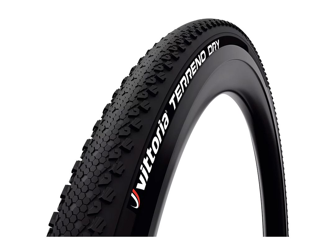 NEUMÁTICO VITTORIA TERRENO DRY 700X38 RIGID FULL BLACK TUBE TYPE / RIGIDGRAVEL ADVENTURE 1