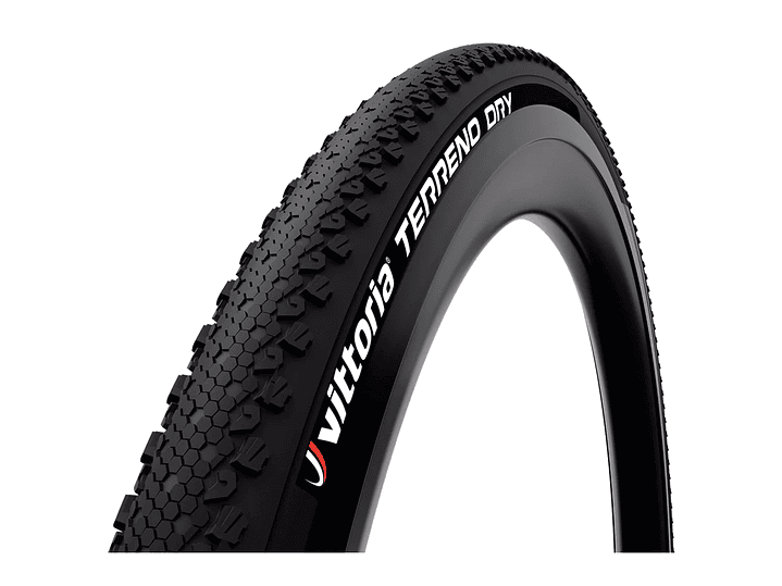 NEUMÁTICO VITTORIA TERRENO DRY 700X38 RIGID FULL BLACK TUBE TYPE / RIGIDGRAVEL ADVENTURE 1