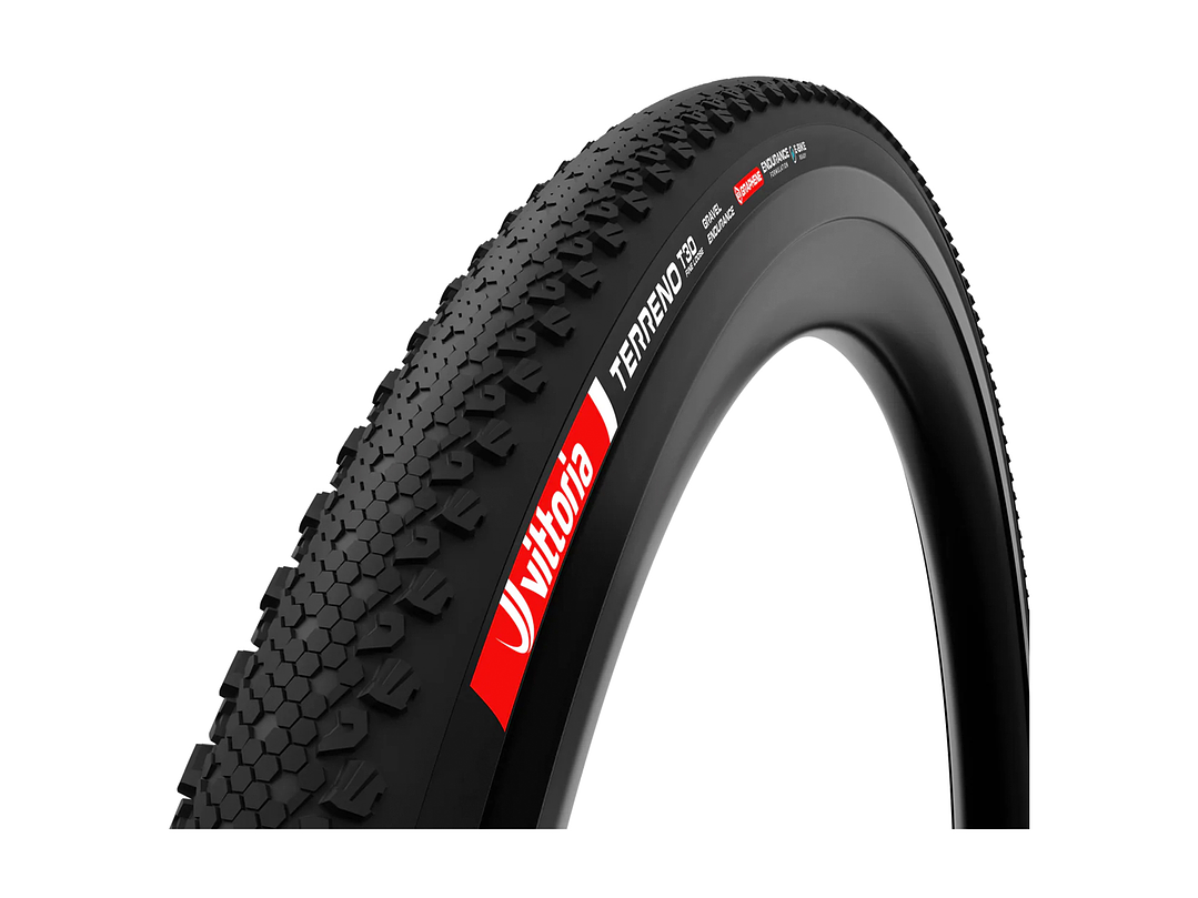 NEUMÁTICO VITTORIA TERRENO T30 FINE LOOSE 700X37 GRAVEL ENDURANCE FULL BLACK G2.0 TLR / FOLDABLE 1
