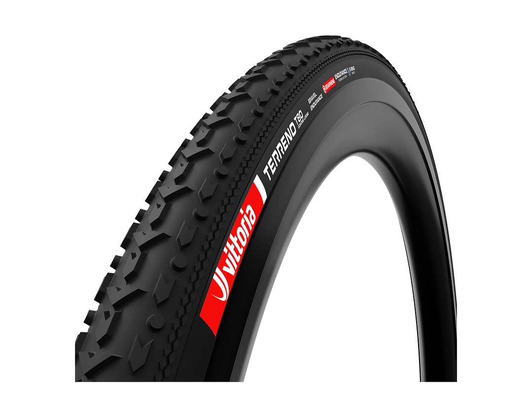 NEUMÁTICO VITTORIA TERRENO T80 COARSE LOOSE 700X40 GRAVEL ENDURANCE FULL BLACK G2.0 TLR / FOLDABLE 1
