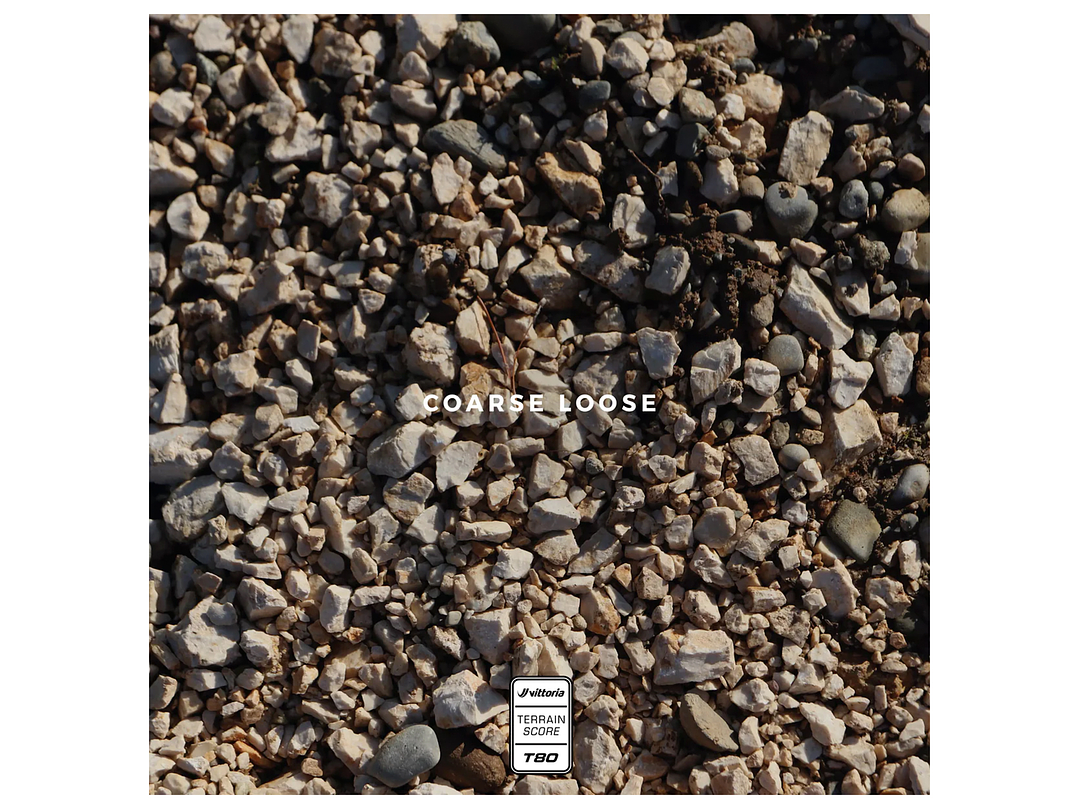 NEUMÁTICO VITTORIA TERRENO T80 COARSE LOOSE 700X40 GRAVEL ENDURANCE FULL BLACK G2.0 TLR / FOLDABLE 5