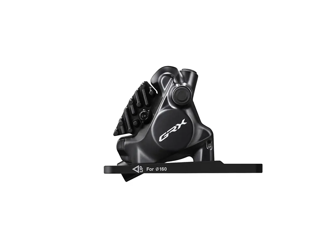 CALIPER HIDRAULICO SHIMANO BR-RX820, GRX, FRONT, FLAT MOUNT, W/BRACKET FOR 140/160MM ROTOR 1