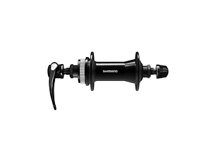 MAZA DELANTERA SHIMANO FRONT HUB, HB-QC400, CENTER LOCK DISC 32H, QR:133MM(BLACK), OLD:100MM