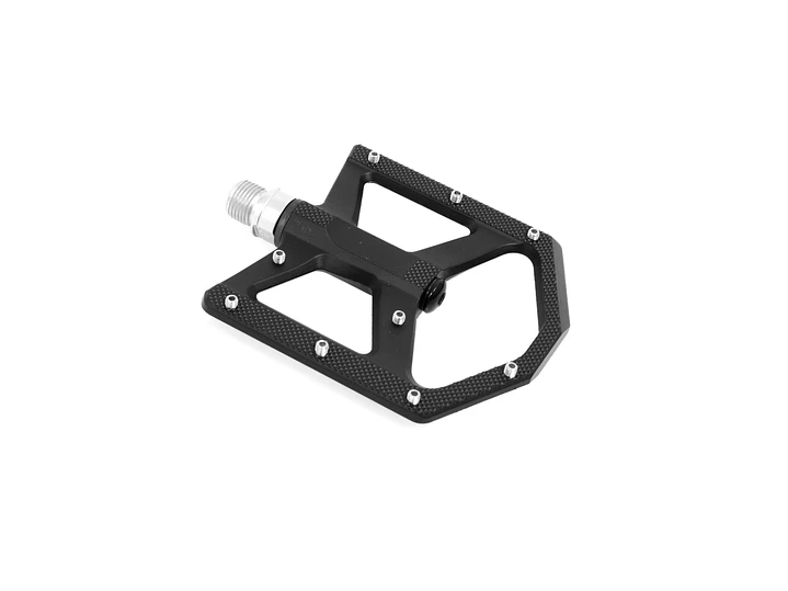 PEDAL  9/16 MTB NEGRO ALUM. FLAT Z-1417 A MATTE CAJA + PINES 1