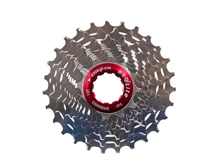 PIÑON SEQLITE ULTRA LIGHT 12 / 27 T 10 VEL. FULL AL.  7075 AL ROAD CASSETTE  S10-1227 (109G)         1