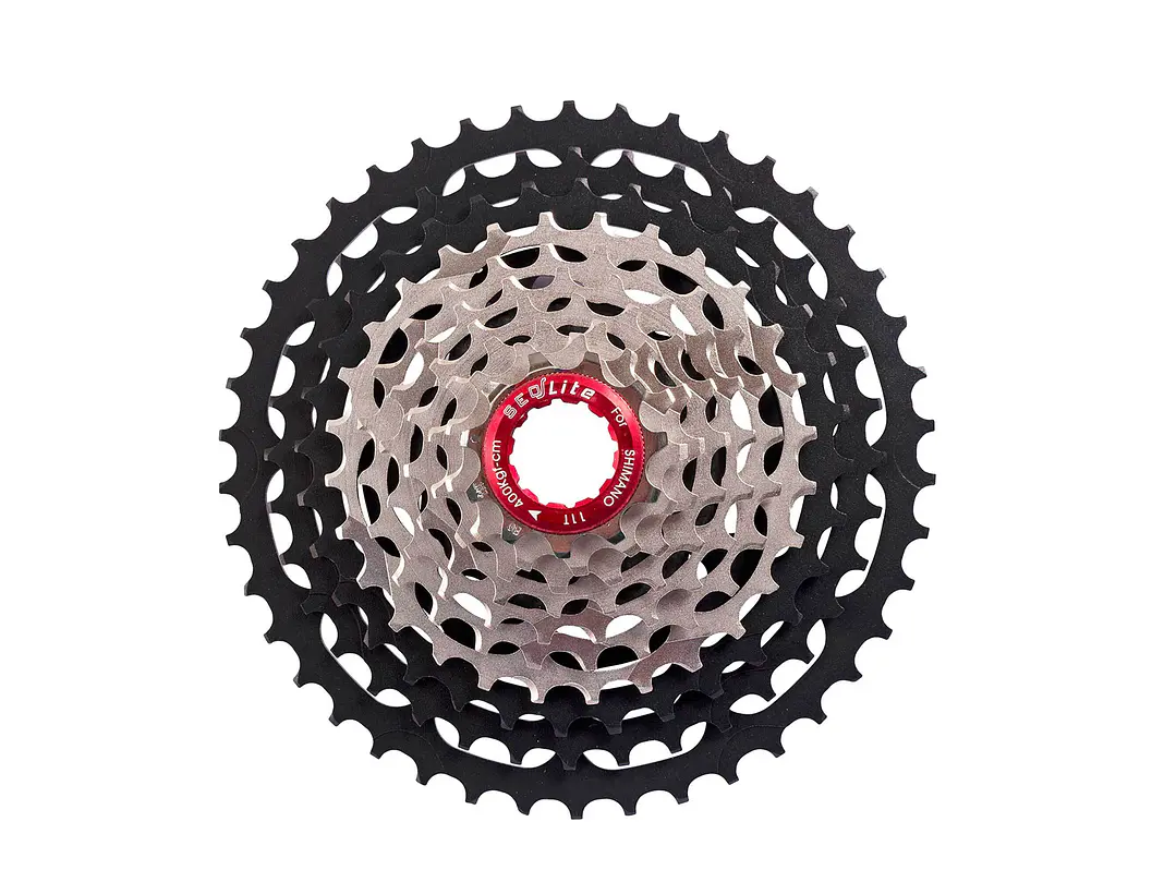 PIÑON SEQLITE ULTRA LIGHT 11 / 42 T 10 VEL. CR MO 7075 ALU. MTB CASSETTE S10-1142AST (260G) 1