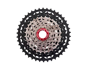 PIÑON SEQLITE ULTRA LIGHT 11 / 42 T 10 VEL. CR MO 7075 ALU. MTB CASSETTE S10-1142AST (260G)
