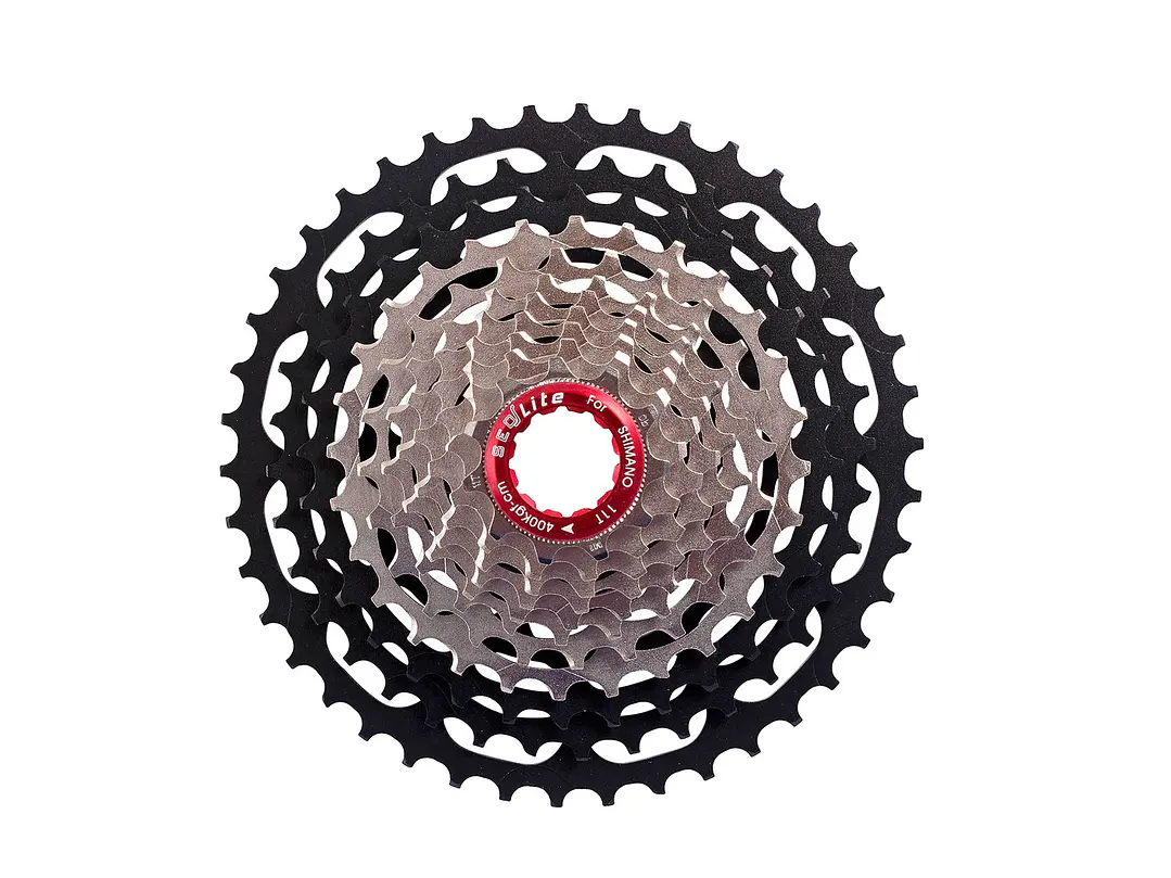 PIÑON SEQLITE ULTRA LIGHT 11 / 42 T 11 VEL. CR MO 7075 ALU. MTB CASSETTE S11-1142AST (270G) 1