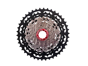 PIÑON SEQLITE ULTRA LIGHT 11 / 42 T 11 VEL. CR MO 7075 ALU. MTB CASSETTE S11-1142AST (270G)