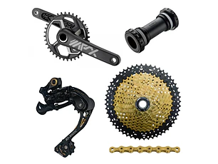 TRANSMISION SET S-RIDE 1X12V (11-52T) PIÑON/CAMBIO/MANILLAS/CADENA/VOLANTE