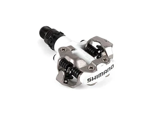 PEDAL SHIMANO PD-M520-W BLANCO (380GRS) W/O REFLECTOR W/CLEAT, IND. PACK EPDM520W