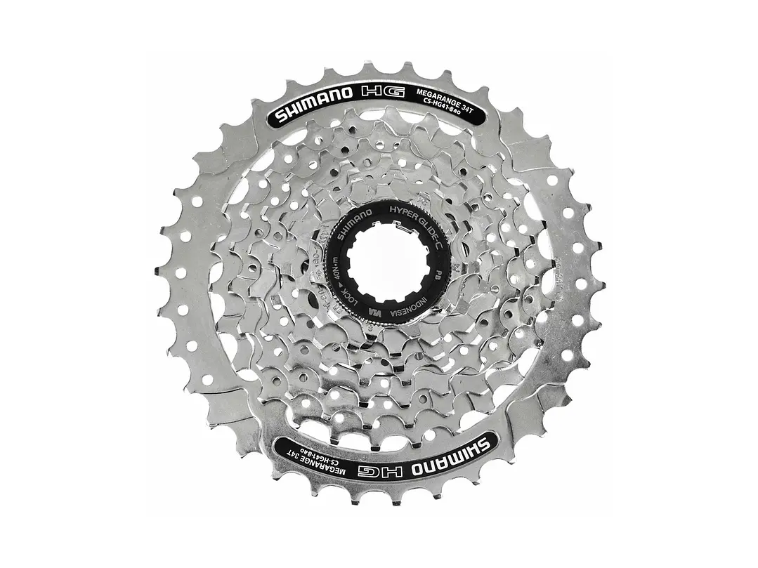PIÑON SHIMANO CASSETTE 8V. (11-34) CS-HG41 (CAJA ) ECSHG418134 1
