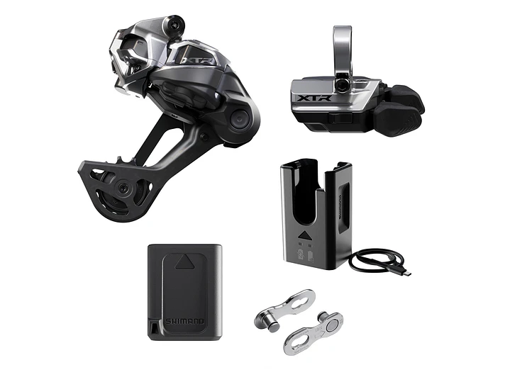 SET SHIMANO DI2 XTR C/ABRAZADERA (M9250), RD-M9250-SGS ,SW-M9250-R , BT-DN320 ,EC-DN100, SM-CN910-12 1