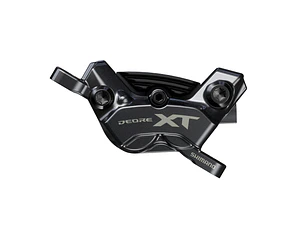 CALIPER SHIMANO HYDRAULIC DISC BRAKE, BR-M8220, XT, FRONT OR REAR, W/P03A-RF RESIN PAD(W/FIN)