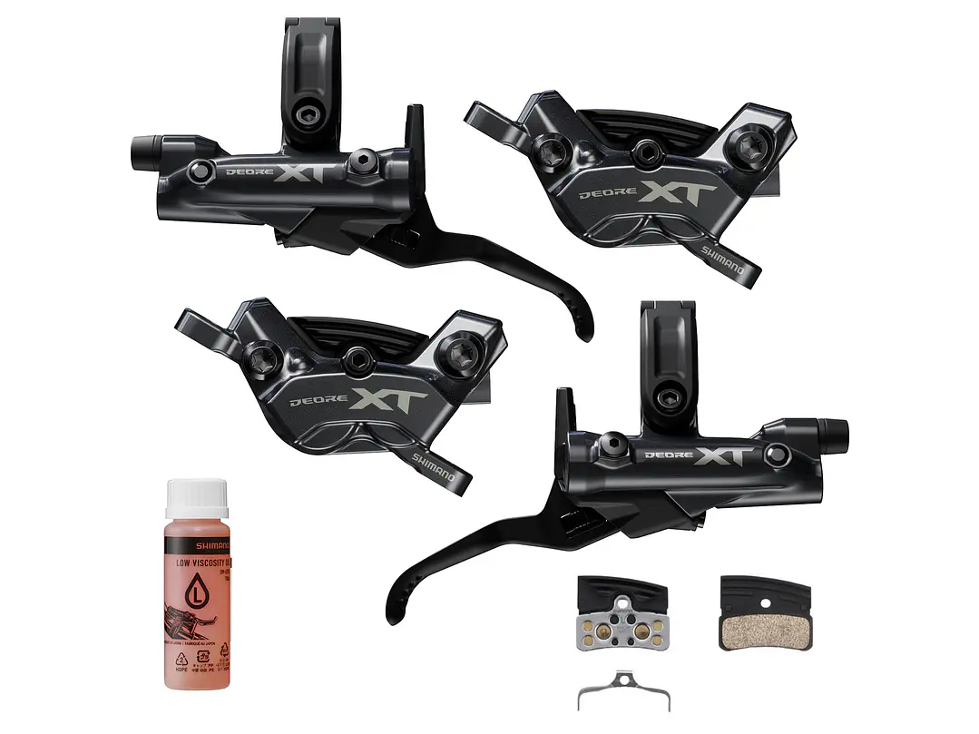 FRENO HIDRÁULICO SHIMANO DEORE XT UPGRADE KIT, BL-M8200,BR-M8220(LF & RR),1000&1700MM(BH90) 1