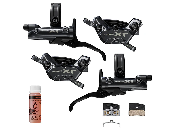 FRENO HIDRÁULICO SHIMANO DEORE XT UPGRADE KIT, BL-M8200,BR-M8220(LF & RR),1000&1700MM(BH90) 1