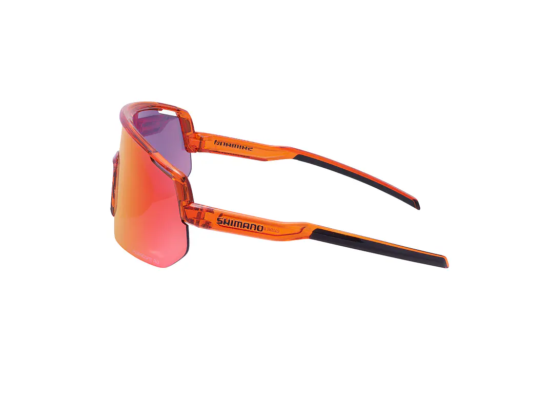 LENTE SHIMANO MODELO CE-TCNL2-RD TECHNIUM L RIDESCAPE ROAD ORANGE SAPPHIRE SPARE:CLEAR; IND.PACK 2