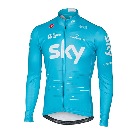 LONG SLEEVE THERMAL JERSEY TEAM SKY