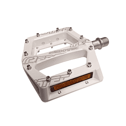 PEDAL ALUMINIO THUNDER 225 BLANCO