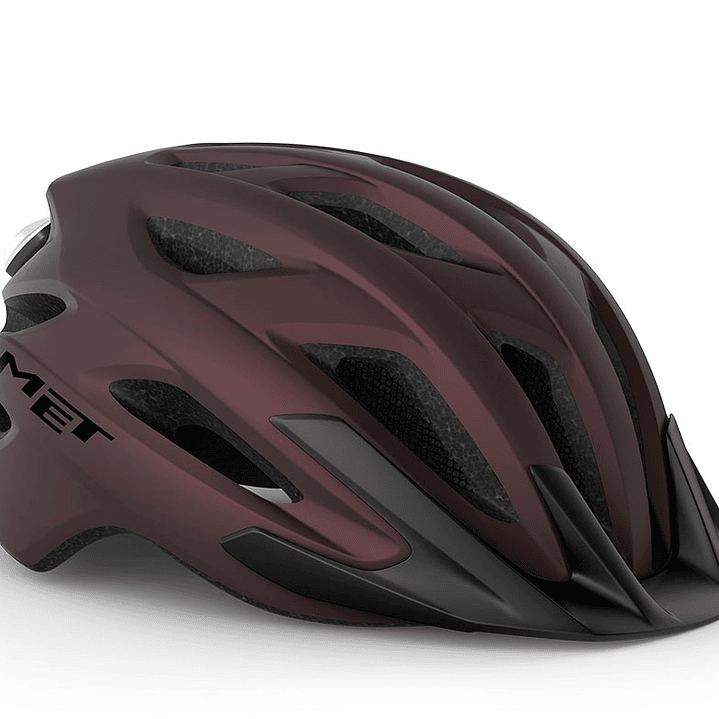 CASCO MET CROSSOVER CE BURGUNDY | MATT  1