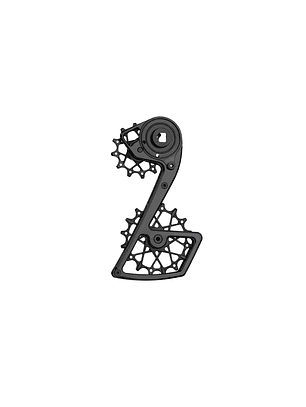 Caja + Roldanas Garbaruk para pata de cambio sram Force AXS 12v