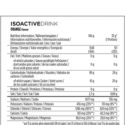 PowerBar Isoactive lata 1320 gr Laranja