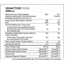 PowerBar IsoActive Laranja Box 6x600gr