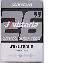 Câmara MTB Vittoria Standard 26x1.95/2.5 FV Presta 48mm