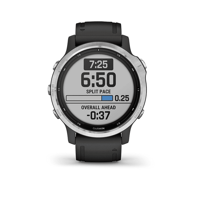 Garmin Fenix 6S Solar Music Prata