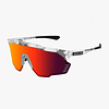 Óculos Scicon Aeroshade XL branco brilhante com lente espelhada SCN-PP vermelho