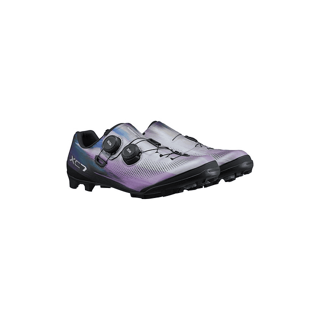 Sapatos Shimano Mtb XC703 Roxo/Azul
