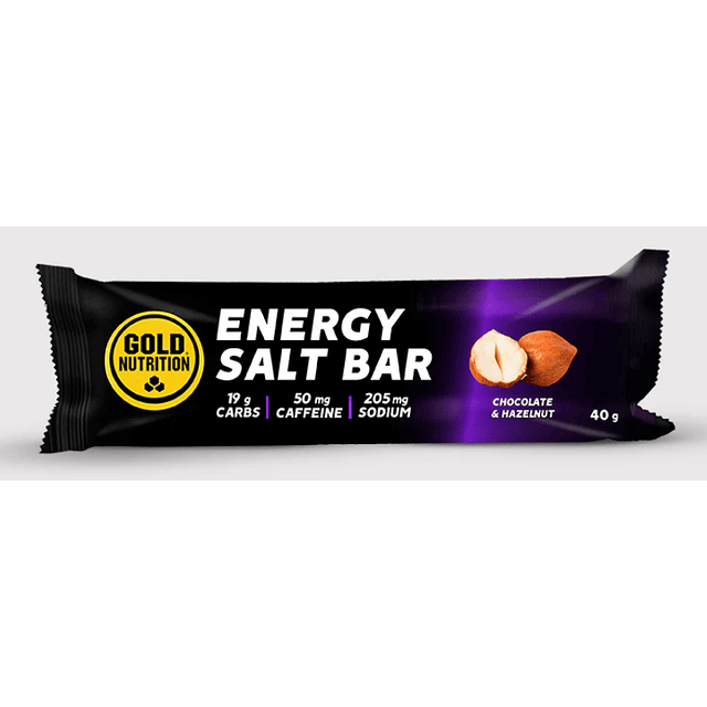 Gold Nutrition Energy Salt Bar Chocolate-Avelã
