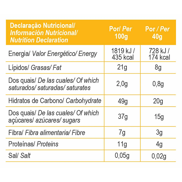 Gold Nutrition Endurance Fruit Bar