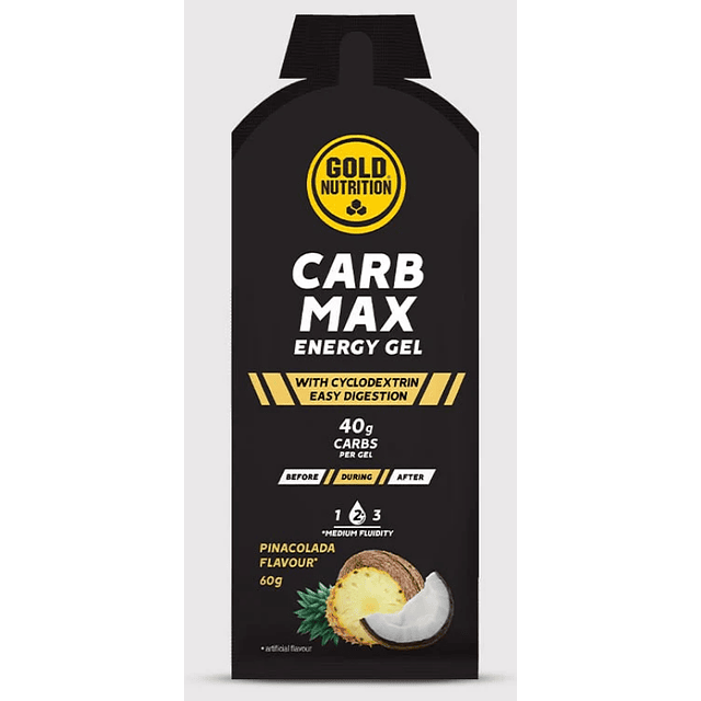 Gold Nutrition Carb Max Boost Energy Gel