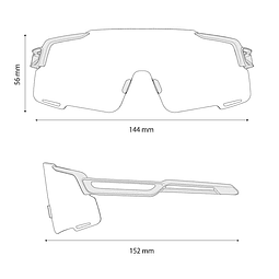 ÓCULOS SHIMANO EQUINOX5 RIDESCAPE FOTOCROMÁTICO CINZA