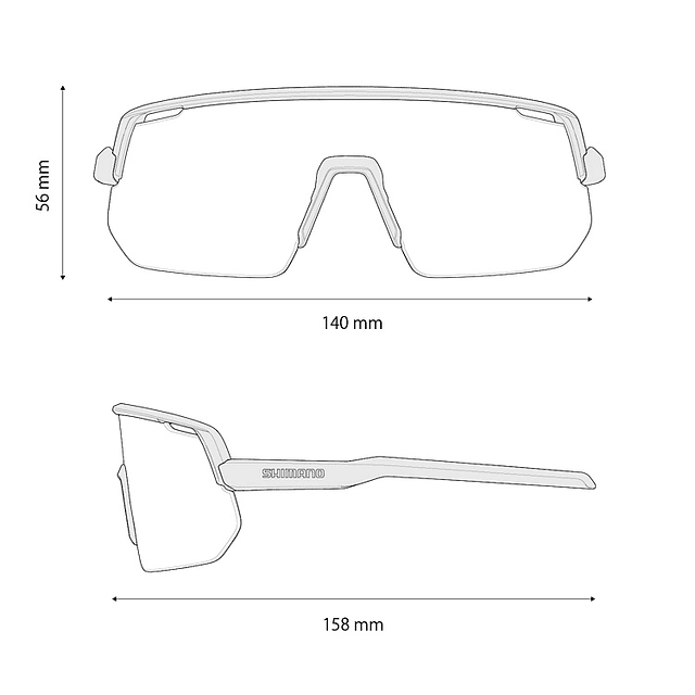 ÓCULOS SHIMANO TECHNIUM L PRETO MATE PHOTOCROMATICO